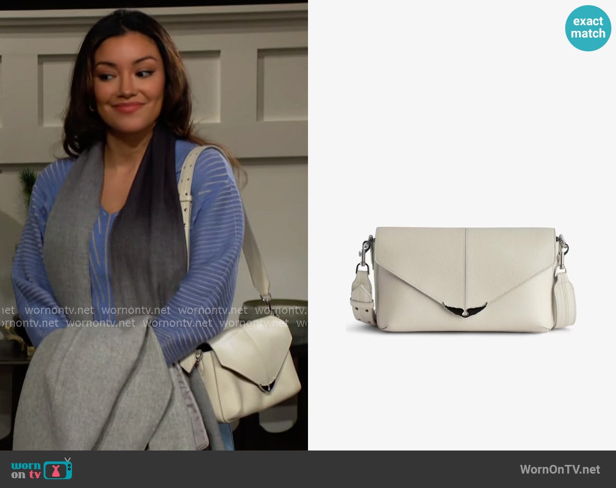 Zadig & Voltaire Borderline Daily Bag worn by Audra Charles (Zuleyka Silver) on The Young and the Restless