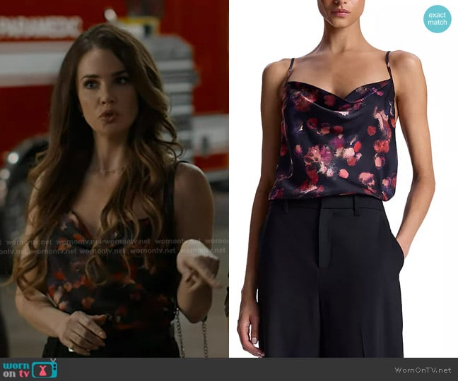 A.L.C. Amber Silk Stretch Camisole