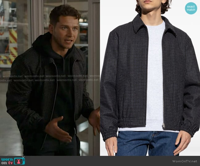 Buck’s grey check jacket on 9-1-1