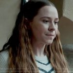 Abigails’ white striped sweater on 9-1-1