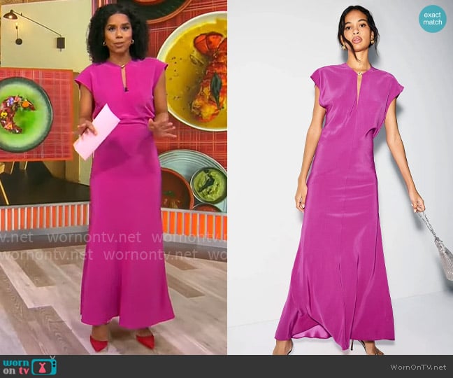 Acler Yarrow Dress worn by Adriana Diaz on CBS Mornings