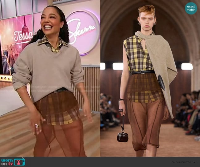 Acne Studios 2026 Spring Summer Collection worn by Tessa Thompson on Sherri