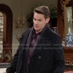 Adam’s short coat on The Young and the Restless