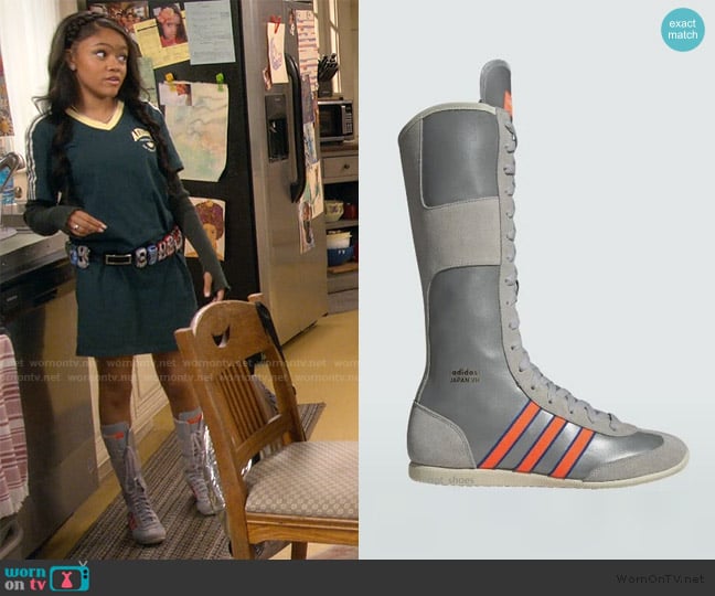 Adidas High Top Long Boots worn by Aaliyah Upshaw (Khali Spraggins) on The Upshaws