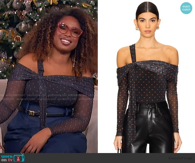AFRM Juliette Bodysuit worn by Jennifer Hudson on The Jennifer Hudson Show