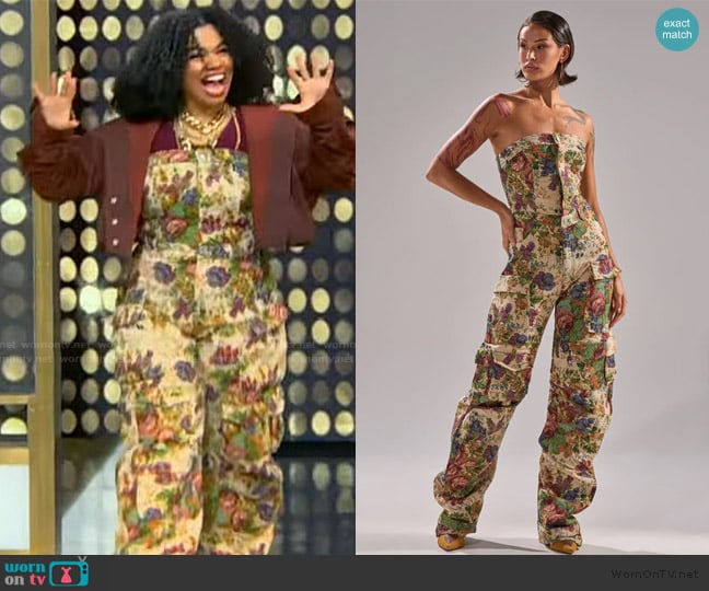 We? Ani’s floral jumpsuit on Tamron Hall Show We? Ani’s floral jumpsuit on Tamron Hall Show