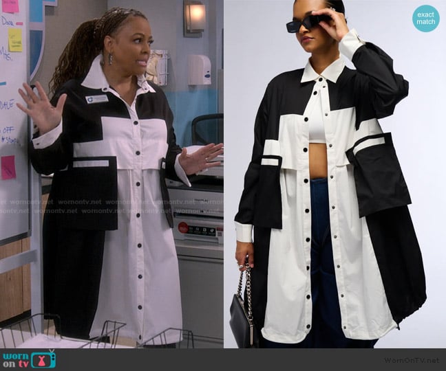 Akira Not Feelin It Parachute Midi Dress worn by Regina Upshaw (Kim Fields) on The Upshaws