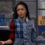 Aaliyah’s mixed media dress on The Upshaws