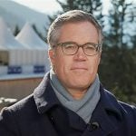 Peter Alexander’s navy peacoat on Today