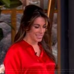 Alyssa’s red wrap blouse on The View