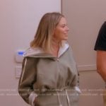 Amanda’s green crop hoodie and shorts on The Real Housewives of Beverly Hills