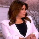 Ana’s white blazer and pants on The View