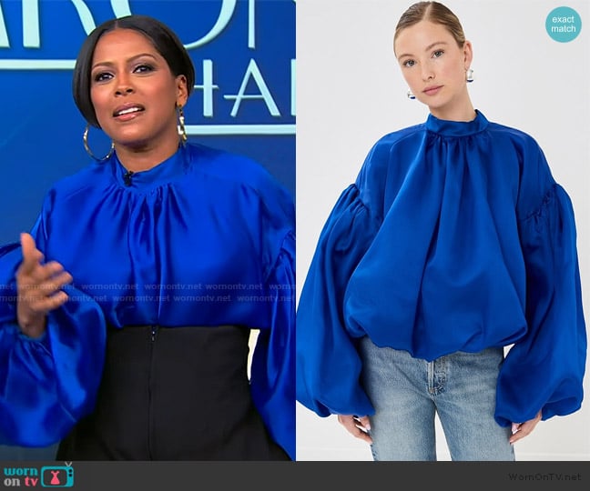 AnOnlyChild Peters Blouse worn by Tamron Hall on Tamron Hall Show