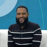 Anthony Anderson’s brown striped polo sweater on Today