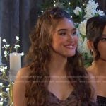 Ari's floral lace dress on Days of our Lives