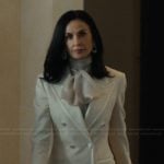 Cami’s white double breasted blazer on Landman