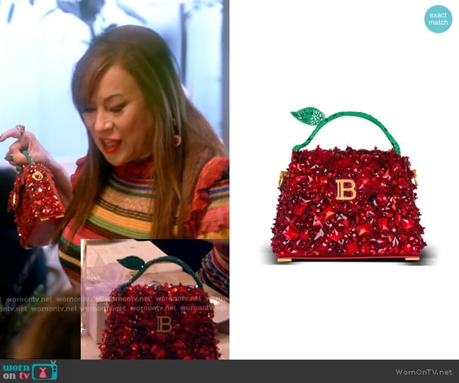 Balmain B-buzz Dynasty Small Tote worn by Jennifer Tilly on The Real Housewives of Beverly Hills