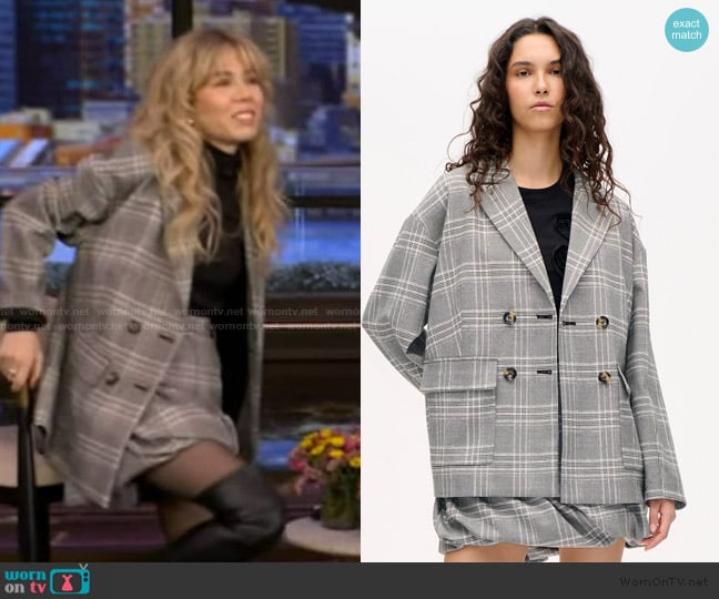 Baum Und Pferdgarten Binea Jacket worn by Jennette McCurdy on Live with Kelly and Mark