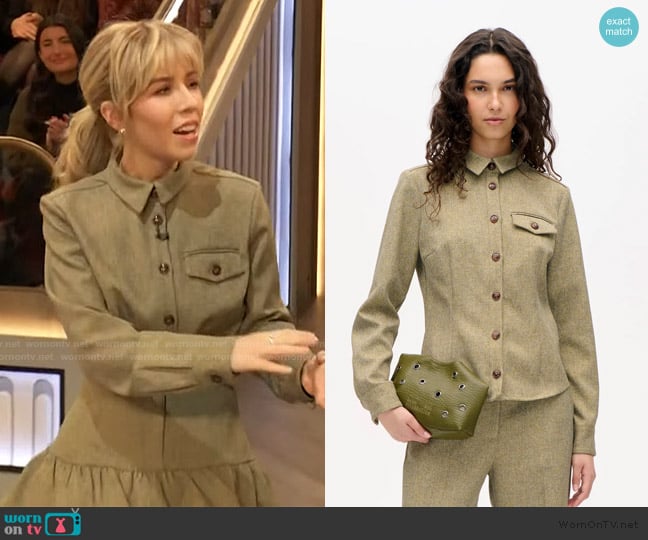 Baum Und Pferdgarten Molien Shirt worn by Jennette McCurdy on The Drew Barrymore Show