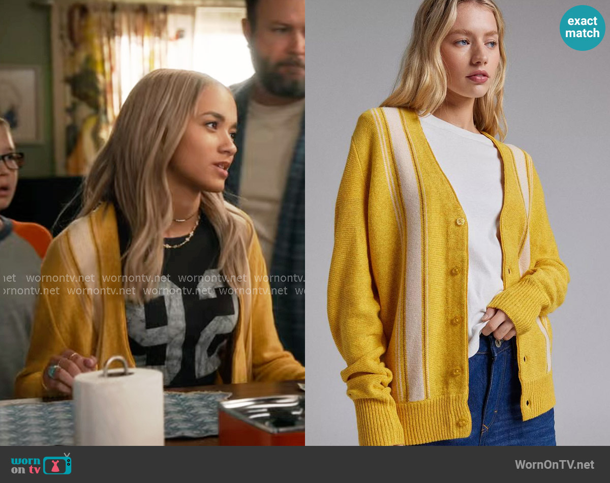 BDG at Urban Outfitters Augusta Cardigan worn by Ava (Amirah J) on High Potential
