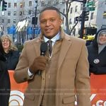 Craig's camel wool coat on Today