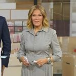 Tory’s grey belted shirtdress on Good Morning America