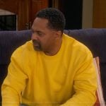 Bennie’s yellow sweatshirt on The Upshaws