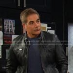 Rafe’s black leather jacket on Days of our Lives