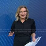 Christine’s black puff sleeve blouse and tweed skirt on Today