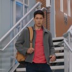 Blue’s purple and orange sneakers on Greys Anatomy