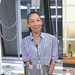 Joanne’s blue striped button down shirt on Today