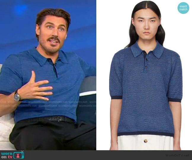 Chris Appleton’s blue polo on Tamron Hall Show Chris Appleton’s blue polo on Tamron Hall Show