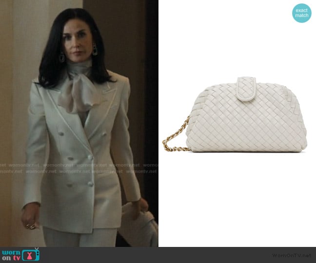 Bottega Veneta Off-White Small Lauren 1980 Bag worn by Cami Miller (Demi Moore) on Landman