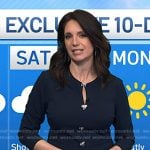 Maria’s black bow embellished dress on Today