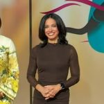 Dr. Tara Narula’s brown ruched maxi dress on Good Morning America