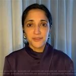 Dr. Kavita Patel’s brown satin top on Today