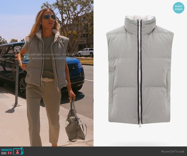 Brunello Cucinelli Padded Nylon Jacket worn by Dorit Kemsley on The Real Housewives of Beverly Hills