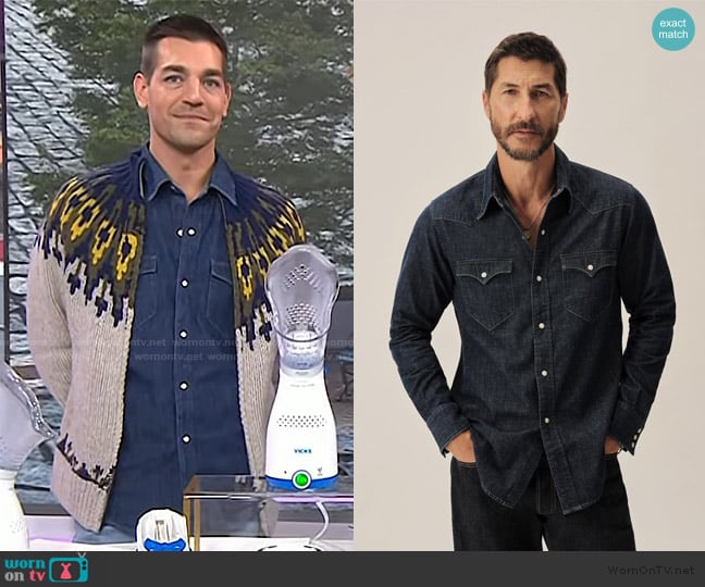 Matt Rogers’s denim shirt on Today