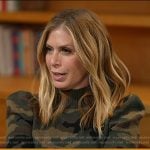 Jill's puff sleeve camo sweater on Today