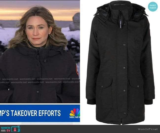 Ellison’s black hooded jacket on NBC News Daily