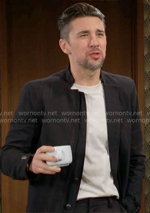 Cane’s black jacket on The Young and the Restless