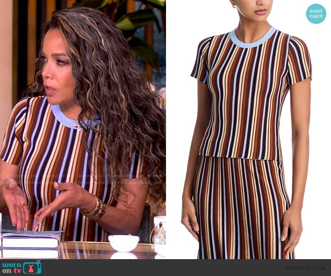 Cara Cara Knoll Top worn by Sunny Hostin on The View