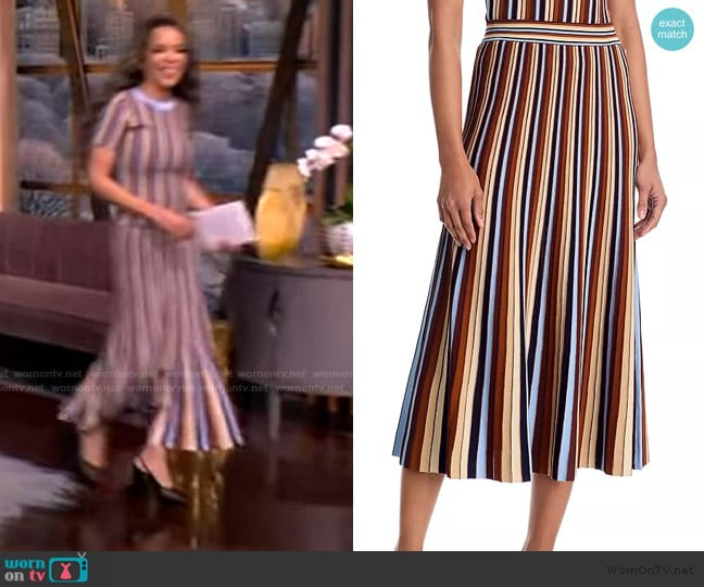 Cara Cara Montana Skirt worn by Sunny Hostin on The View
