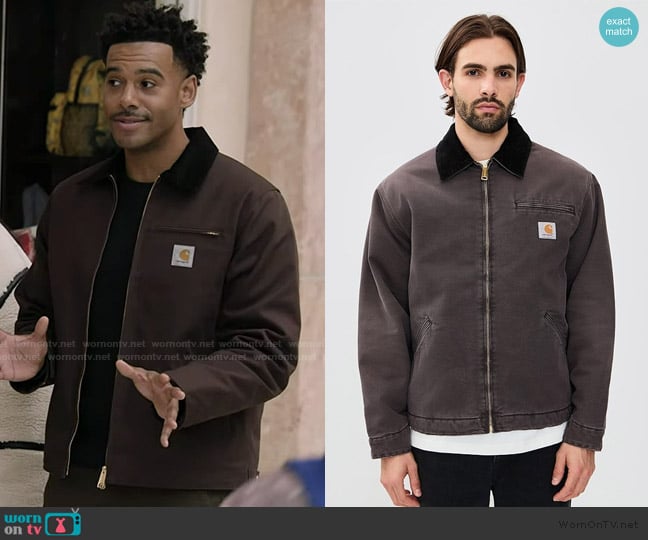 Carhartt WIP OG Detroit Jacket worn by Tariq Temple (Zack Fox) on Abbott Elementary