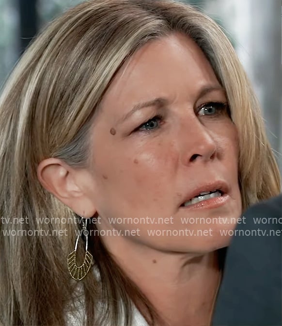 Carly's earrings on General Hospital