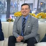 Carson Daly’s white sneakers on Today