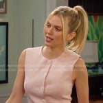 Cat’s pink vest and pants on Days of our Lives