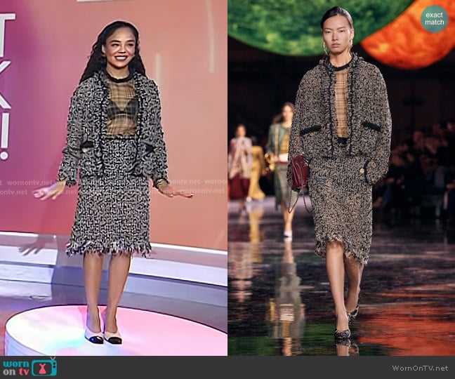 Chanel Spring Summer 2026 Collection worn by Tessa Thompson on Today