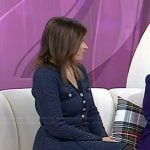 Chloe’s navy tweed mini dress on Today