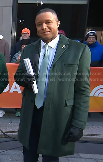 Craig’s green coat on Today